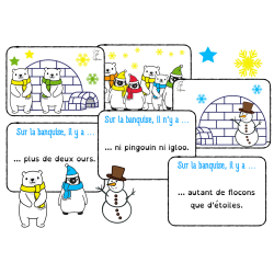 Sur la banquise, il y a...