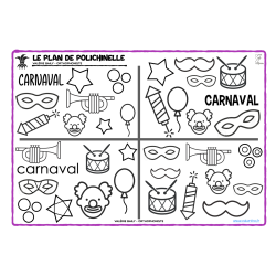 5 Petits exercices du carnaval