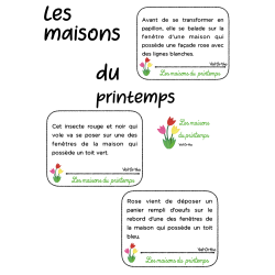 Les maisons du printemps