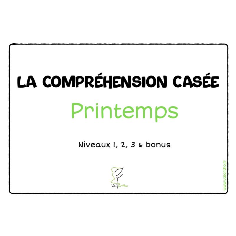 La compréhension casée Printemps