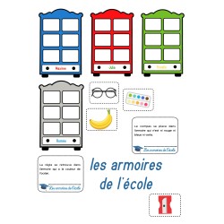 Les Armoires de l'école