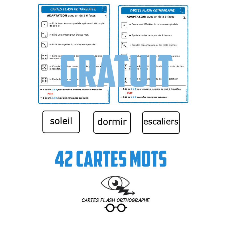 Cartes Flash Orthographe 1