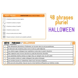 Défis - Phrases - Halloween