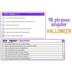 Défis - Phrases - Halloween