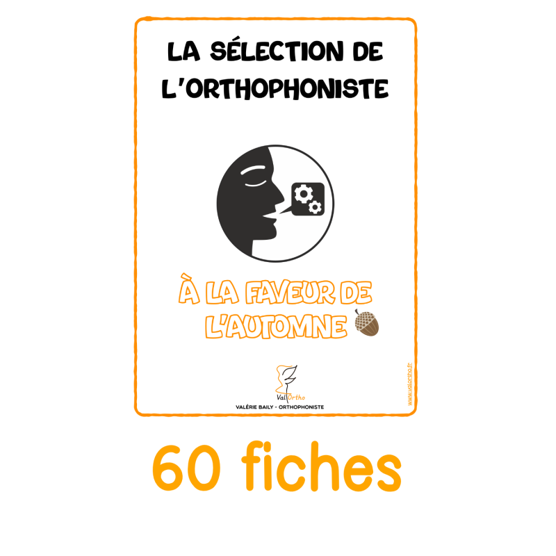 La sélection de l'orthophoniste - Automne
