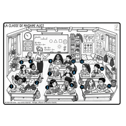 Dans la classe de Madame Alice